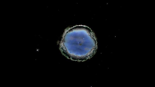 4K Hubble's Ring Nebula (Messier 57), STYX AI смотреть онлайн