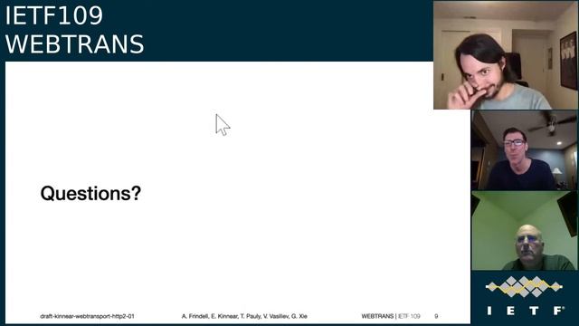 IETF109-WEBTRANS-20201116-0900 смотреть онлайн