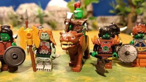 Армия орков. #Земля чудовищ #пластилин #лего