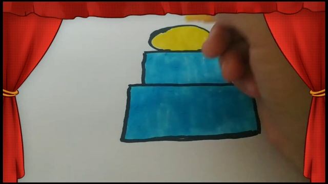 Drawing A Cake For Kids, Рисунок торта для детей,Bolalar Uchun Toʻrt Rasmini Chizish