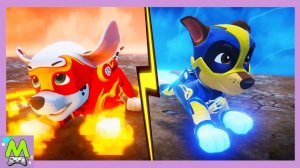 Щенячий Патруль Мегащенки.Суперсила Гонщика и Ураган Скай в Новой Миссии.Прохождение Игры