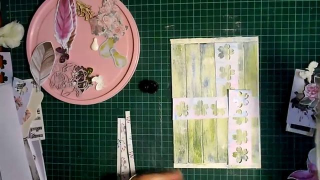 DIY/Микс медиа холст/ Mixed media on canvas