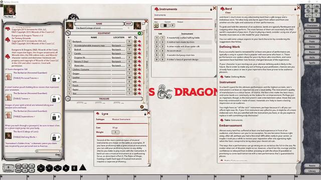 Fantasy Grounds Unity - Xanathar's Guide to Everything - Bard Character Customizations смотреть онлайн