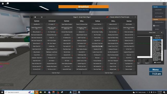 [UPDATED] Vega X | BEST Free ROBLOX Script Executor / Exploit | NO KEYS | 500+ Scripts | *July 2022 смотреть онлайн