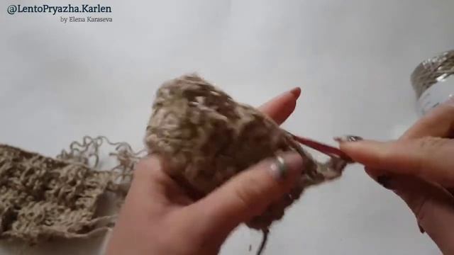 Узор шахматка / плетенка крючком от @Lentopryazha.KarLen by Elena Karaseva смотреть онлайн