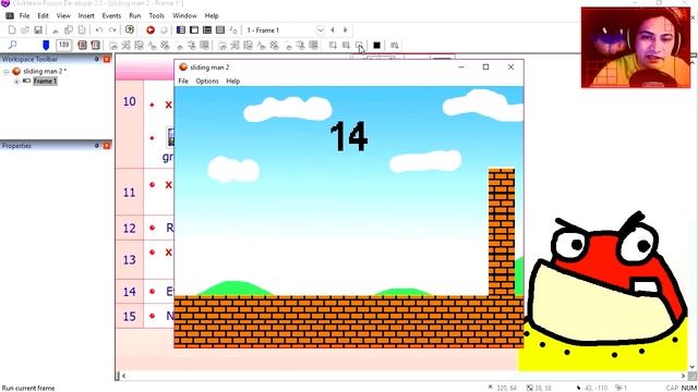 RUN AND DASH in a game maker - tutorial - CLICKTEAM FUSION 2.5 смотреть онлайн