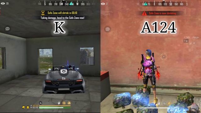 K VS A124 ZONE TEST & BOOYAH CHALLENGE | - Garena Free Fire ? смотреть онлайн