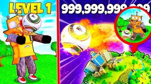 УДАРИЛ МЯЧ НА 999.999.999.999 КМ СИМУЛЯТОР ФУТБОЛА! НУБ И ПРО ВИДЕО ROBLOX