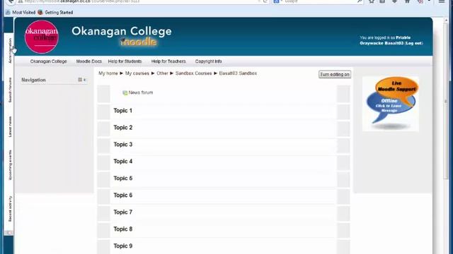 OC Moodle - Part 4 - What does a new Moodle course look like? смотреть онлайн