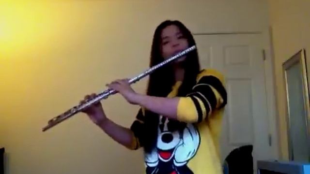 Naruto - The Raising Fighting Spirit (flute cover) смотреть онлайн