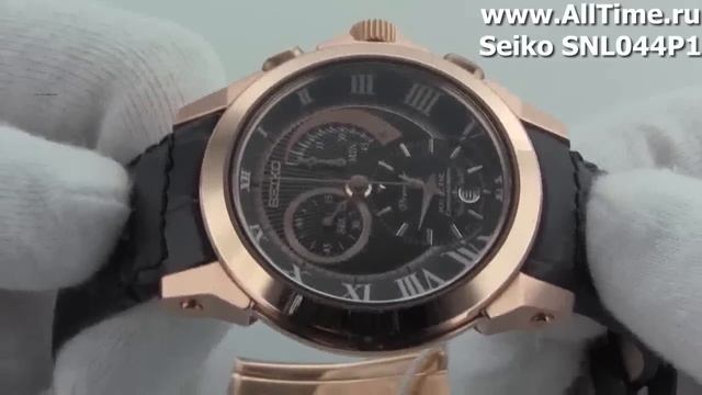 Мужские японские наручные часы Seiko SNL044P1 смотреть онлайн
