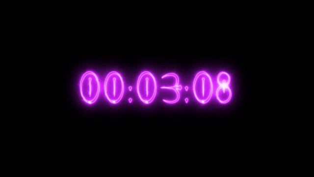 Purple vampire neon timer 6 minutes (stopwatch) смотреть онлайн