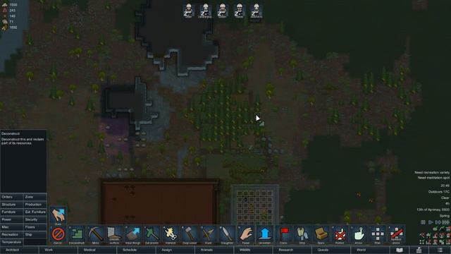 RIMWORLD 1/2 24/7/21 смотреть онлайн