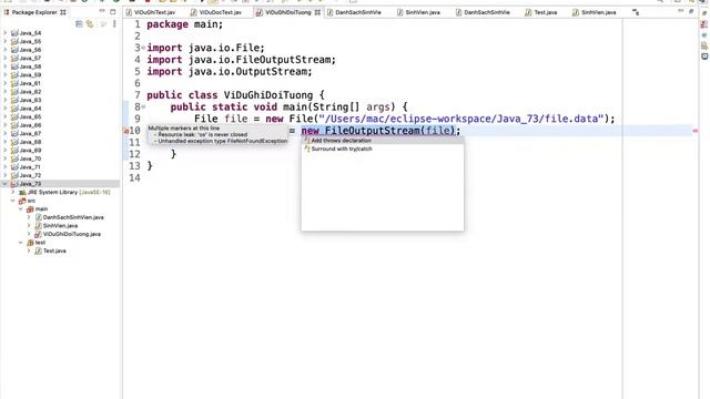 Java 73. Cách lưu đối tượng xuống tập tin | Lập trình Java смотреть онлайн