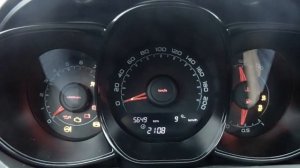 Пересвет приборной панели Lada Vesta