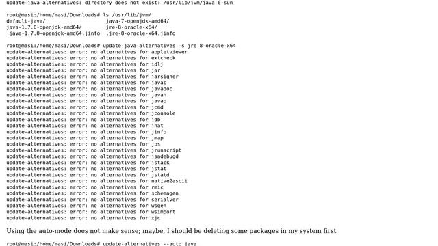 Unix & Linux: How to update-java-alternatives successfully to Oracle's one in Debian? смотреть онлайн
