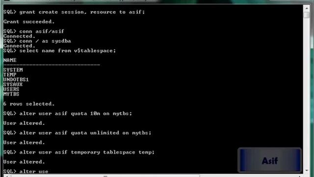 Oracle Database Users смотреть онлайн