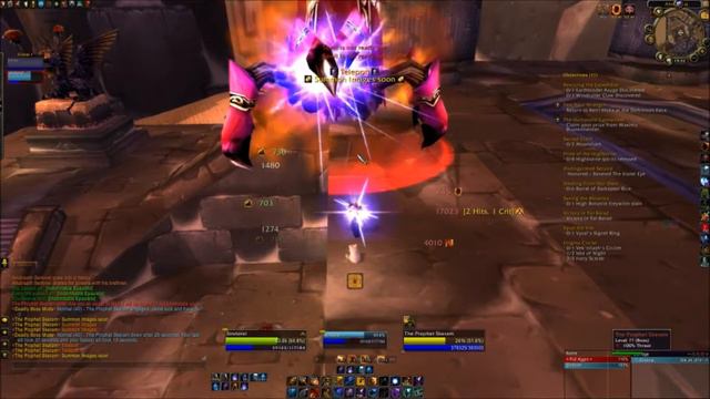 WoW raid boss solo: The Prophet Skeram (fire mage 85) смотреть онлайн