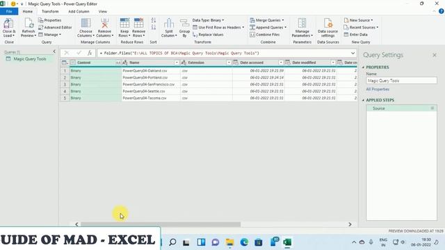 File Merge kar Lo | Power Query se Merge Kar Lo | Excel data Merge using Power Query |Excel 2021 смотреть онлайн
