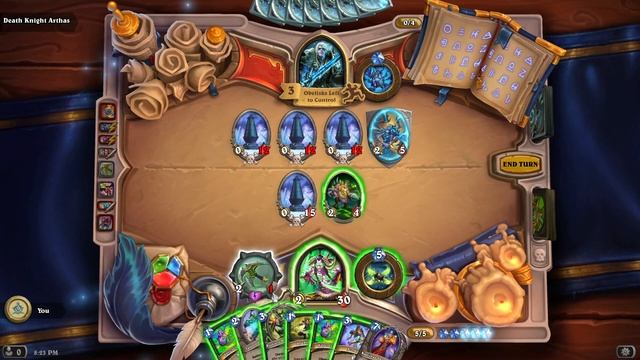 Book of Heroes Illidan vs Death Knight Arthas | Hearthstone Book of Heroes смотреть онлайн