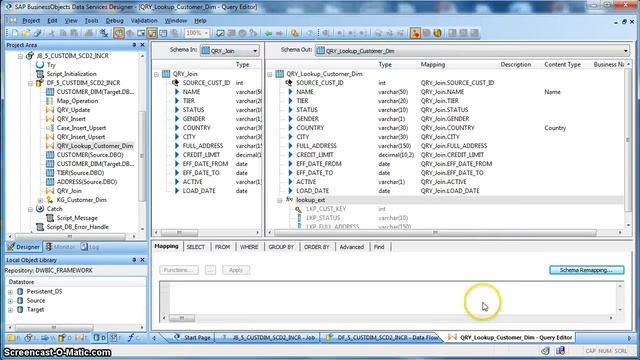ETL in SAP Data Services 08 - SCD Type 2 Incremental Load смотреть онлайн