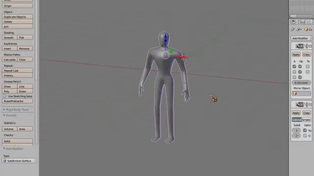Первый человечек в Blender смотреть онлайн