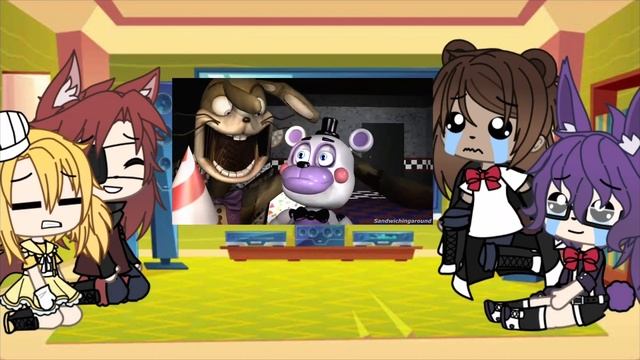 []Fnaf 1 react to Fnaf VR Showtime[But its cursed]Part 1/?[100+ subs special]Gacha Life~ смотреть онлайн