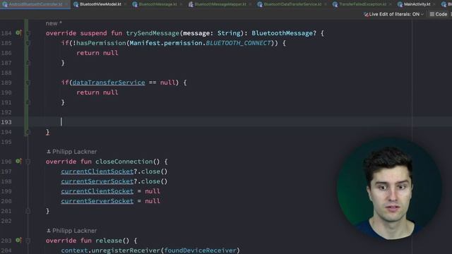 How to Transfer Data Via Bluetooth | Building a Bluetooth Chat App for Android | Part 3 смотреть онлайн