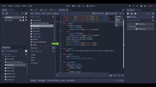 How to save player position and current level (Godot)! смотреть онлайн
