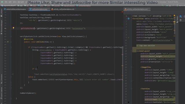 #3 OTP Verification using firebase in Android Studio Complete Tutorial [2021] смотреть онлайн