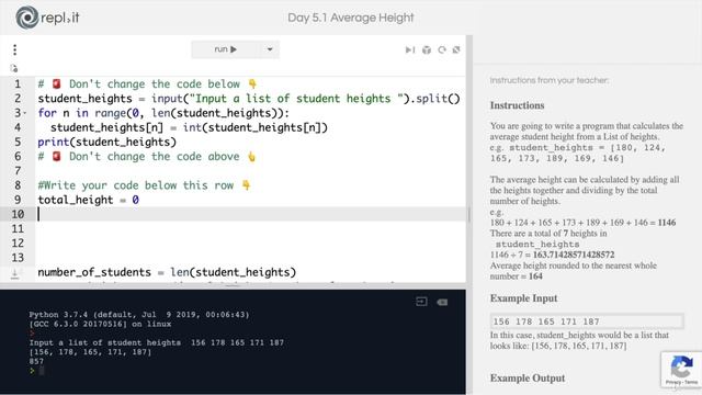 Day 5 - Python Loops - 3 [Interactive Coding Exercise] Average Height смотреть онлайн