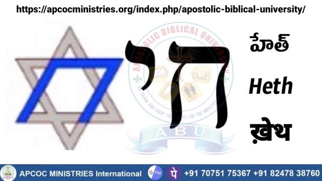 Hebrew Language (Part 1) Prof. Dr. Rev. K. Rajanandan Vignan ll President - APCOC Ministries смотреть онлайн