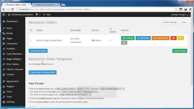 Setup Revolution Slider in Vertikal WordPress Theme смотреть онлайн