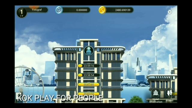 Игра Hotel King на платформе Kok play! Доход 43% в месяц! Строю отель в реальном времени! смотреть онлайн