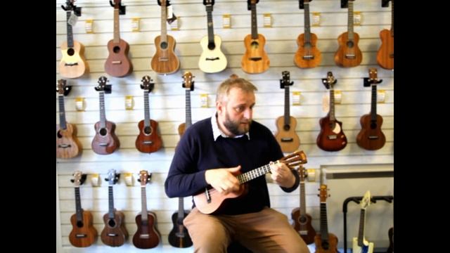 Mahalo Java Concert Electro Ukulele Demo смотреть онлайн