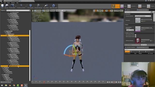 Создание своего персонажа в Unreal Engine 4 | Добавление оружия ближнего боя к персонажу смотреть онлайн