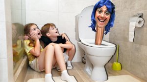 СКИБИДИ ТУАЛЕТ вселился в НЯНЮ ! **Лера и Марк в шоке**