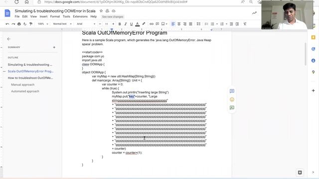 Simulating & troubleshooting OOMError in Scala смотреть онлайн