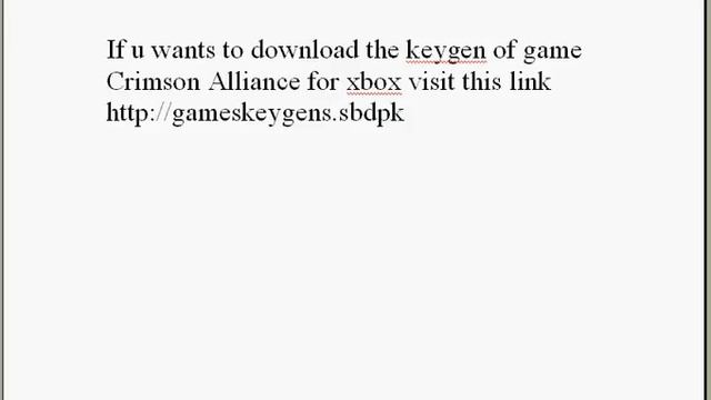 Crimson Alliance Keygen смотреть онлайн