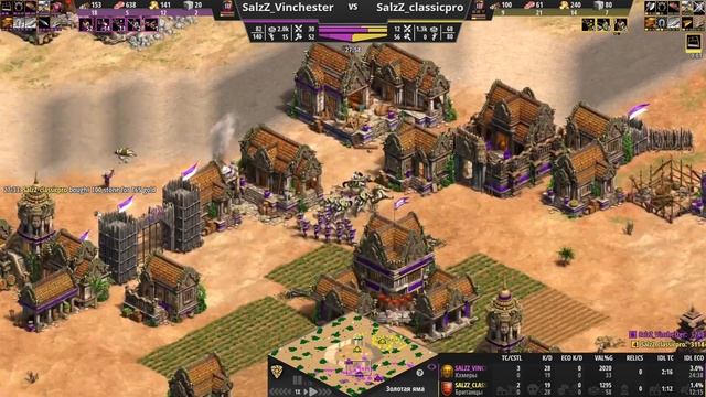 ГРАНД ФИНАЛ 2021 ГОДА! Vinchester ДИКО ПОТЕЕТ против Монстра из Украины в Age of Empires II DE смотреть онлайн