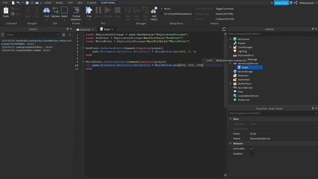 How to make Remote Events in Roblox Studio! [Tutorial] смотреть онлайн
