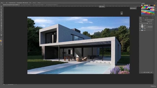 Exterior Visualization 12 - PS Postproduction