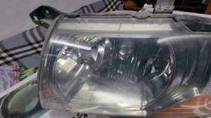 Демонтаж фар, установка Bi Led линз Mitsubishi Montero / Pajero III