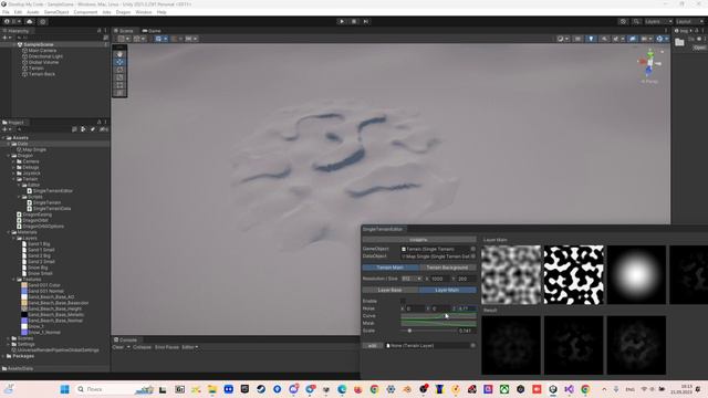 Simple Terrain Generator in Unity (Example) смотреть онлайн