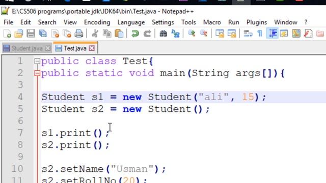 CS506 (Class using Setter, Getter, constructor, parameterized constructor, copy constructor.) 6 смотреть онлайн