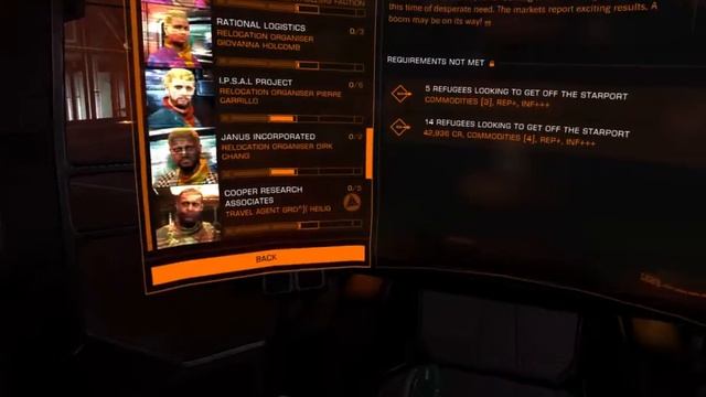 Elite Dangerous Rescuing Oracle Passengers with Rift VR смотреть онлайн