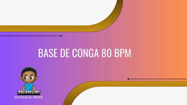 Base de Conga 80 bpm (cumbia) смотреть онлайн