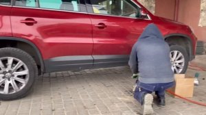 Проставки на vw Tiguan часть 1