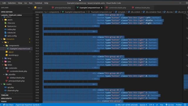 Integrar Template Dashboard HTML5 a Laravel - Parte 1 смотреть онлайн