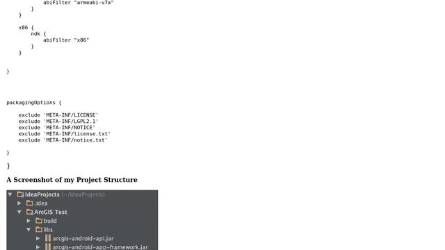 GIS: Using ArcGIS sdk 10.2.2 for Android with gradle смотреть онлайн